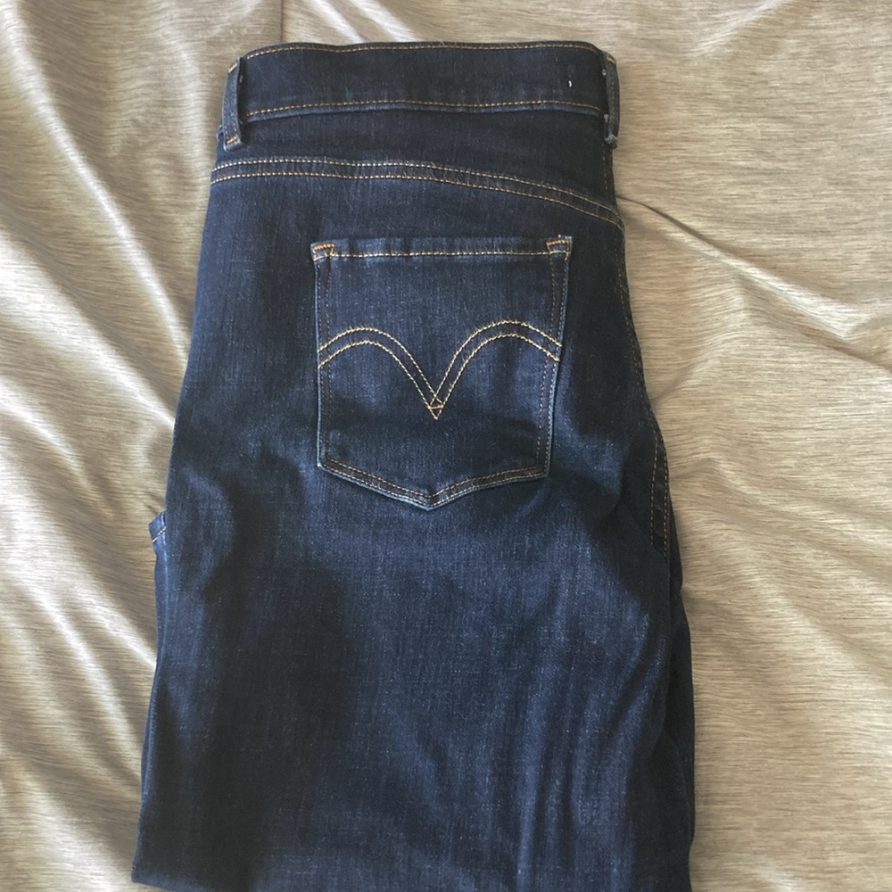 Dark Wash Bootcut Leg Jeans